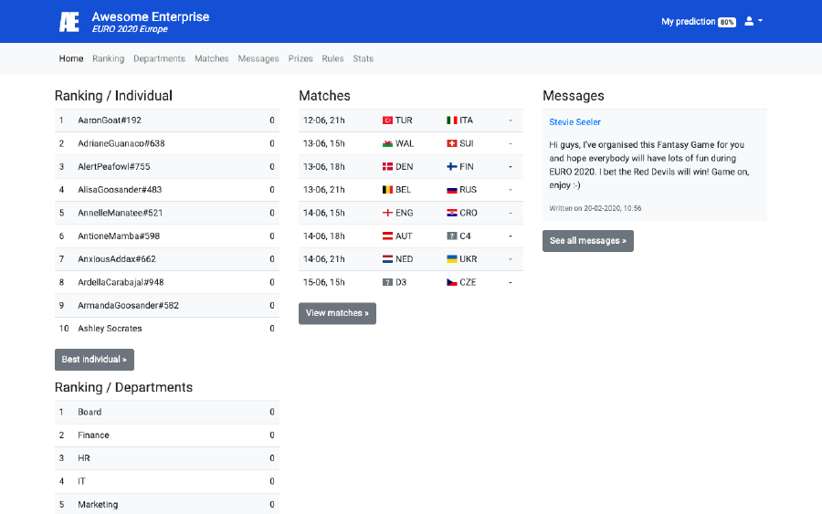 Whitelabel Software - WK Poule 2026