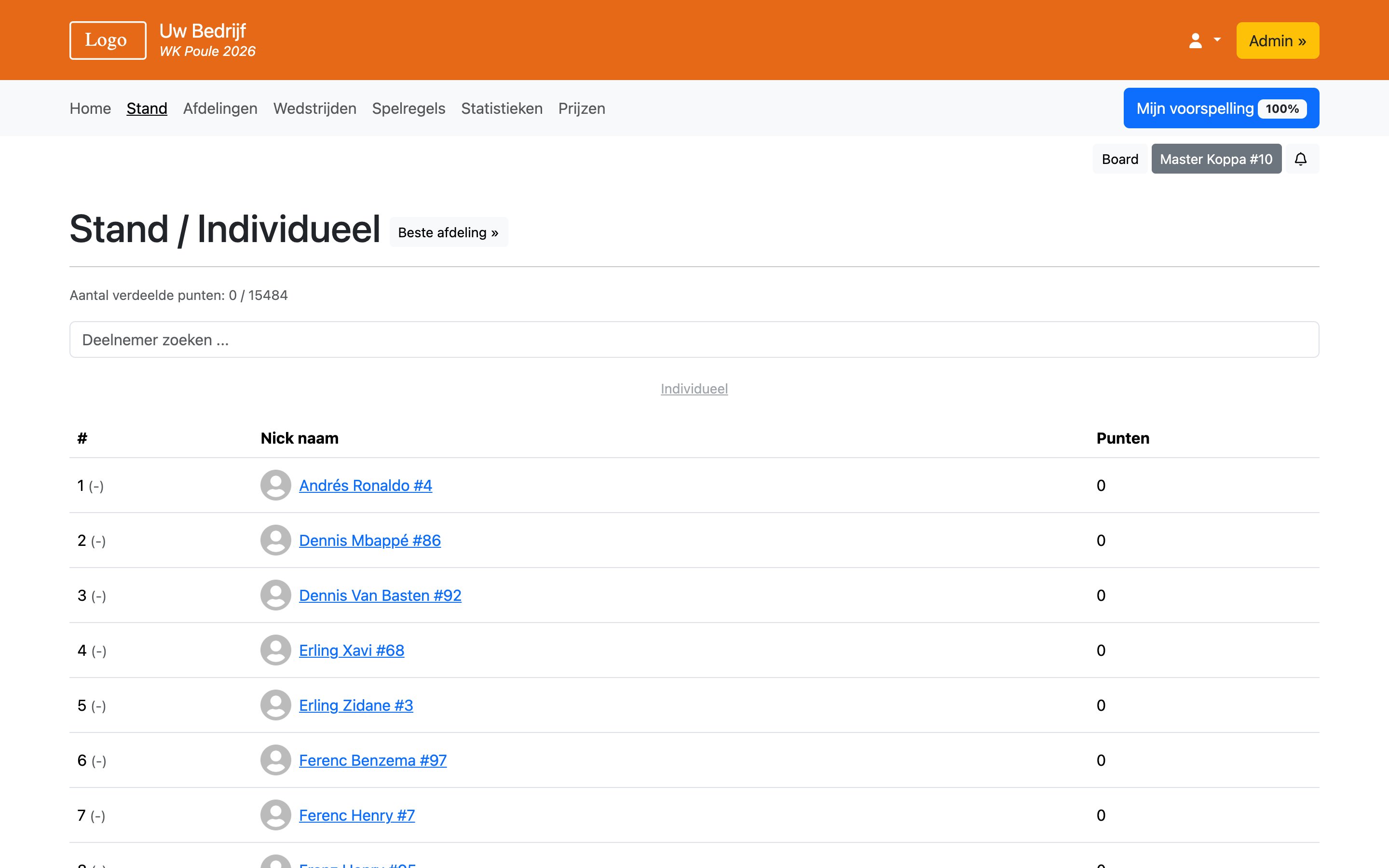 WK Poule 2026 - WK Poule 2026