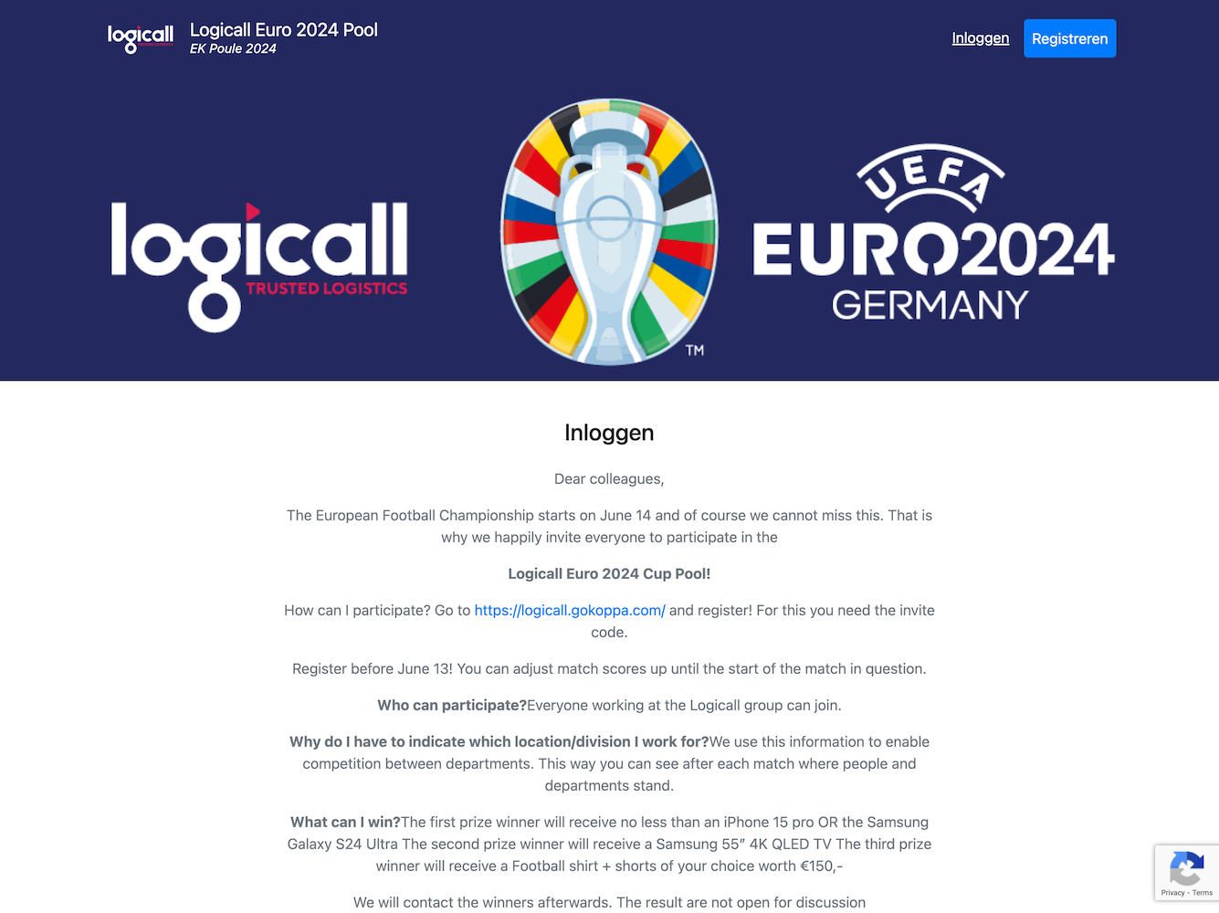 Logicall Euro 2024 Cup Pool